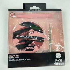 Japonesque Brow Kit Limited Edition Slant Tweezer  Scissors  Mirror